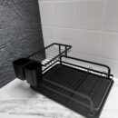 Escurridor Metálico 2 Pisos Con Accesorio Para Cubiertos