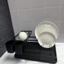 Escurridor Metálico 2 Pisos Con Accesorio Para Cubiertos