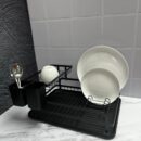 Escurridor Metálico 2 Pisos Con Accesorio Para Cubiertos