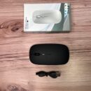 Mouse delgado Con receptor + Bluetooth Dual Mode Inalámbrico y recargable