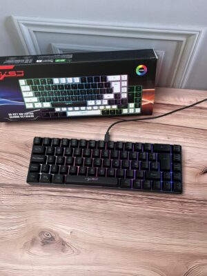 Teclado Gamer Español color negro