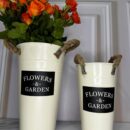 Florero Metalico Peq 12X19Cm