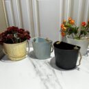 Florero Metalico Pared 18X14X8Cm