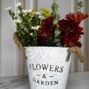 Florero Metalico Pequeño Eco 14X12Cm