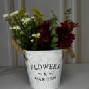 Florero Metalico Pequeño Eco 14X12Cm