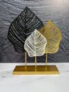 Decoracion 3 Hojas Metal 215X8X315Cm