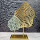 Decoracion 2 Hojas Metal 145X85X305Cm