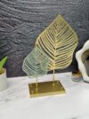 Decoracion 2 Hojas Metal 145X85X305Cm