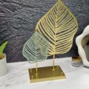 Decoracion 2 Hojas Metal 145X85X305Cm