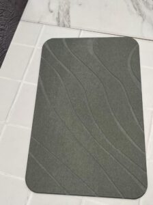 Tapete de piedra diatomita, antihongos y secado rápido