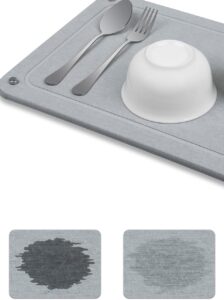 Tapete diatomita secado de piedra para encimera de cocina