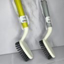 Cepillo Ovalado Para Limpieza- De Cerda Dura Y Con Mango Largo