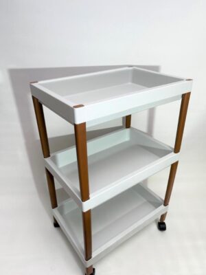 Organizador 3 Pisos Rectangular Con Ruedas 40X27X61.5Cm