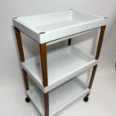 Organizador 3 Pisos Rectangular Con Ruedas 40X27X61.5Cm