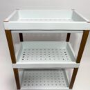 Organizador 3 Pisos Perforado Rectangular Plastico 40X27X61.5Cm