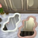 Espejo Pared Vidrio/Mdf 40X27Cm