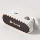 Organizador De Escobas Con Chupa Ultra Pegado Negro Con Dorado 145X45X7Cm