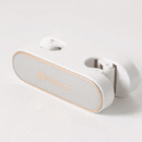 Organizador De Escobas Con Chupa Ultra Pegado Blanco Con Dorado 145X45X7Cm