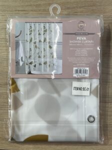 Cortina Para Baño en PEVA Diseños Dorados