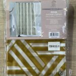 Cortina Para Baño en PEVA Diseños Dorados