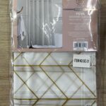 Cortina Para Baño en PEVA Diseños Dorados
