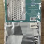 Cortina Para Baño en PEVA Diseños plateados