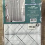 Cortina Para Baño en PEVA Diseños plateados