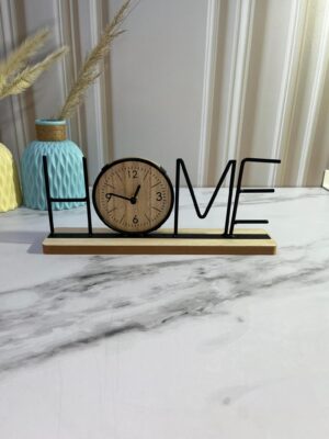 Decoracion Home Metal/Madera 30X6X115Cm