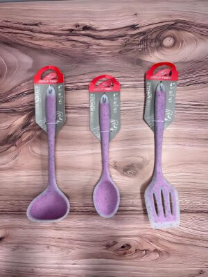 Cucharones Siliconada Individual Morado