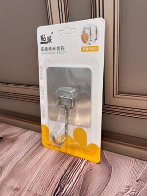 Gancho Adhesivo acero 10kg  11X8Cm