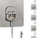 Gancho Adhesivo acero 10kg  11X8Cm