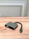 Adaptador HDMI y VGA con salida Tipo C