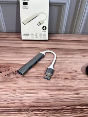 Hub USB de 4 puertos 3.0 metálico