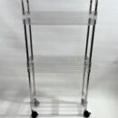 Organizador 3 Pisos Rectangular Con Ruedas 37X13X70Cm