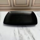 Bandeja Melanina Negra Caoba Rectangular