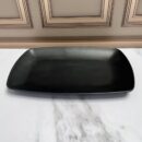 Bandeja Melanina Negra Caoba Rectangular