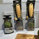 Porta Cubiertos Metalico Inoxidable Y Madera 11X11X169Cm