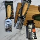 Rayador Huecos Pequeño Mango Madera Metal/Madera 24X6Cm