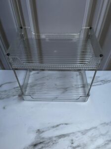 Organizador encimero 2 pisos Plástico