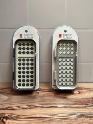 Jabonera Individual 2 Puesto Con Adhesivo