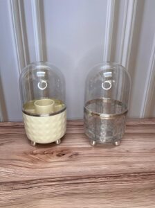 Organizador brochas de maquillaje giratorio