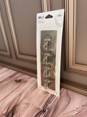 Ganchos Ultra Adhesivos Cuadrados Gancho Metálico 3KG