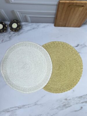 Individuales Tejidos Tela 38Cm