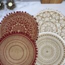 Individuales Tejidos Fique/Algodón 38Cm