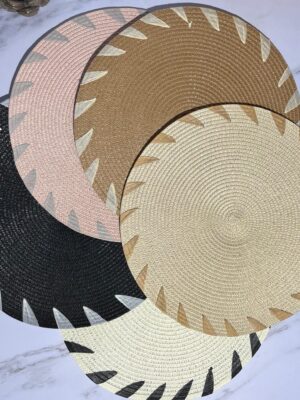 Individuales Tejidos Fique/Papel 38Cm