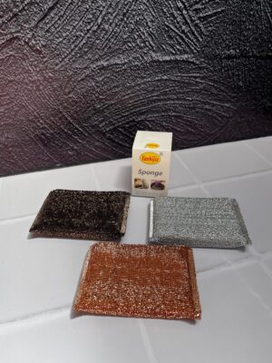 Esponja Oro Rosa Colores Setx3 13X9X25