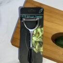 Pelador De Papas Plateado Fino Metal 17X65Cm