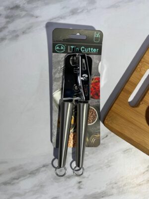 Abrelatas Metalico Inoxidable Fino Metal 23Cm