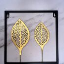 Decoracion Metalica Cuadrada 30X30X09Cm