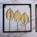 Decoracion Metalica Cuadrada 30X30X09Cm